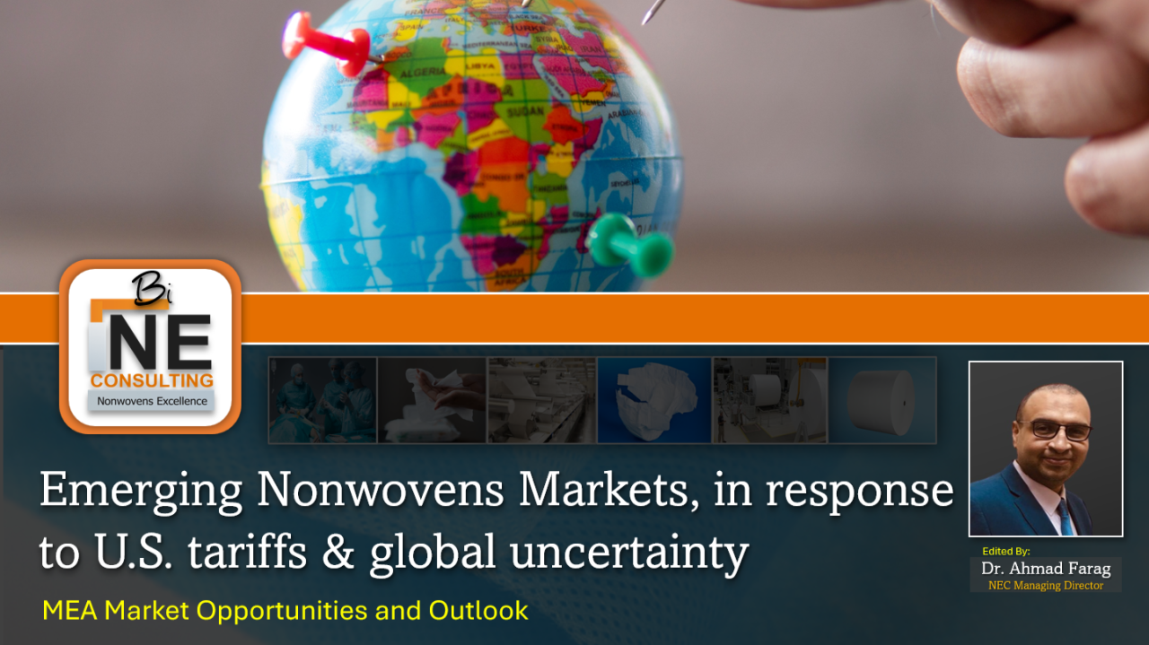 Emerging Nonwovens Markets, in response to U.S. tariffs & global uncertainty